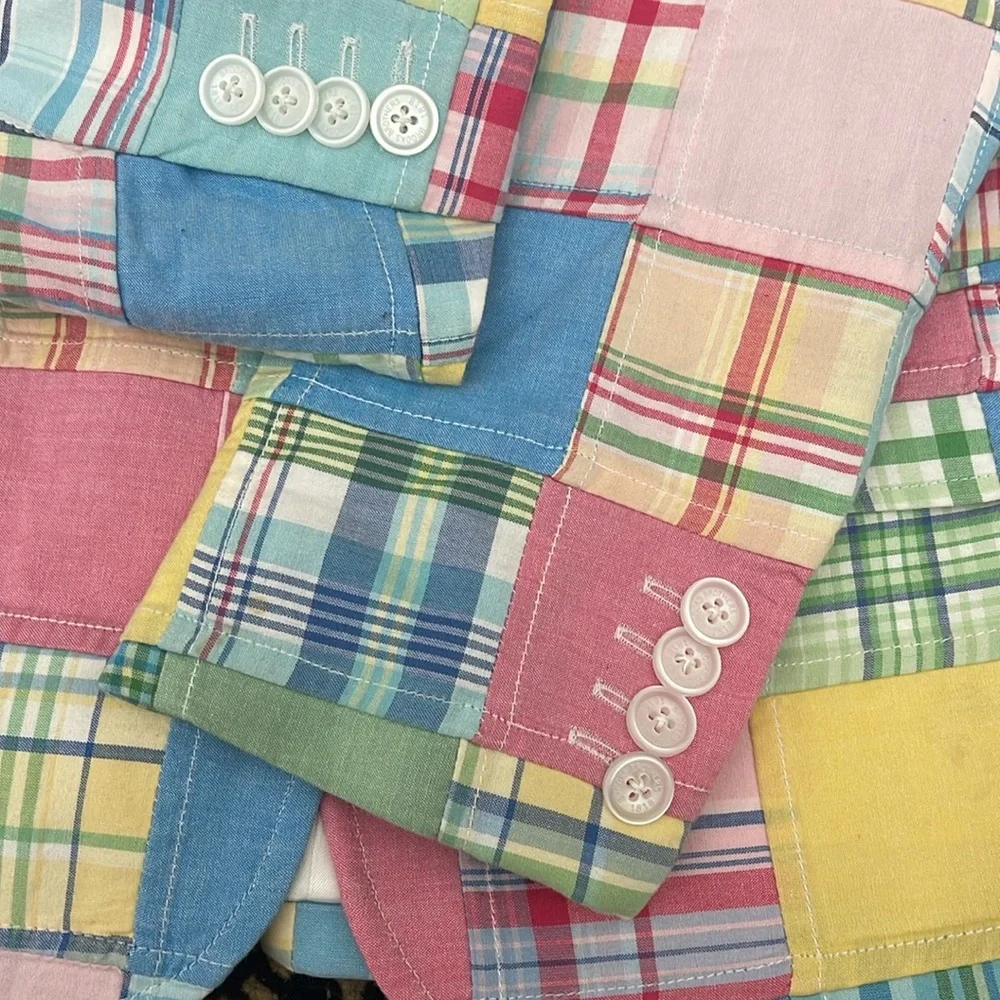 Brooks Brothers est. 1818. Classic patchwork design. Size 4 - Picture 12 of 14